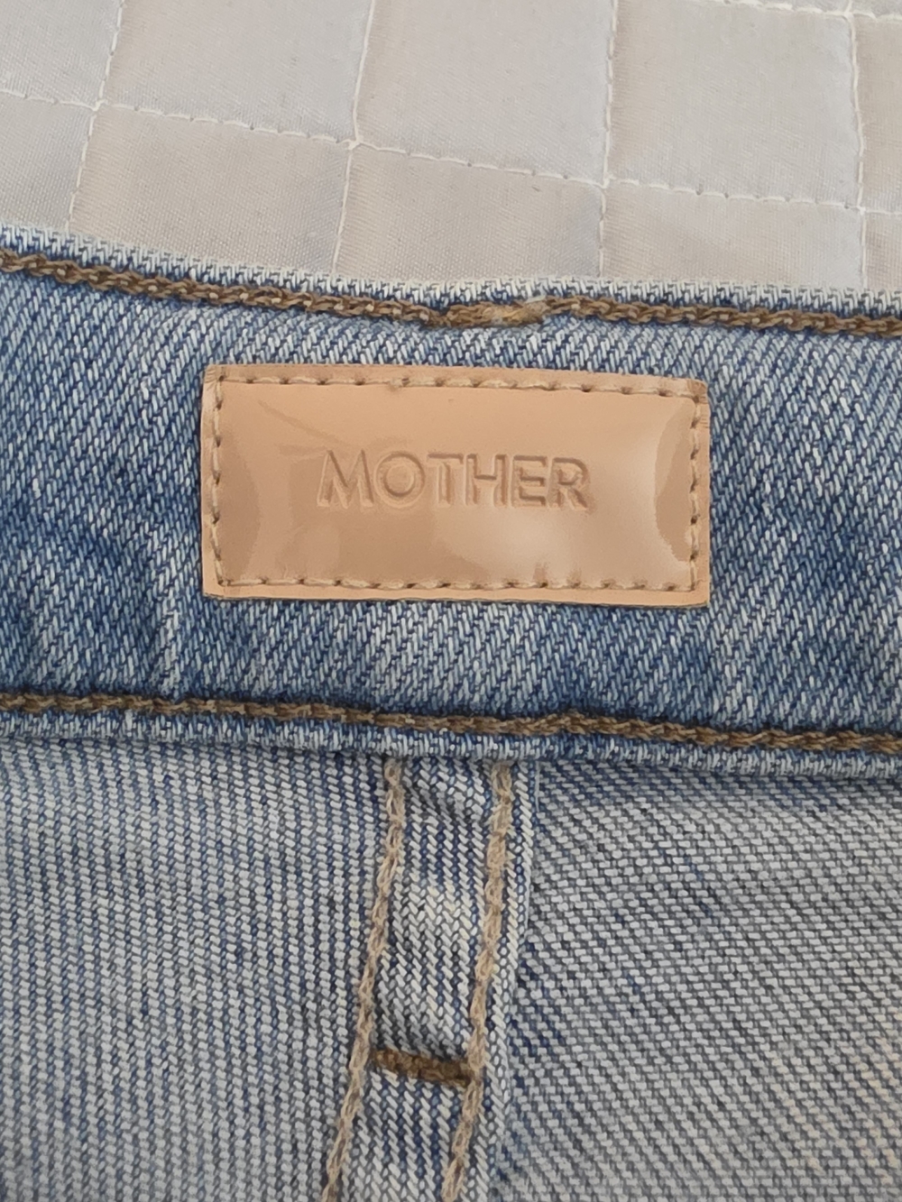 MOTHER The Weekender Fray California Cruiser High Rise Raw Hem Flare Womens 28 - Picture 11 of 15